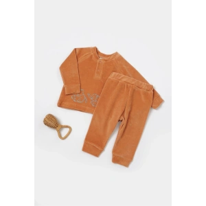 Bebek Pantolon ve Uzun Kollu Tişört Seti, %80 Organik Pamuk, Bebek ve Yenidoğan Serisi - CSYK6049