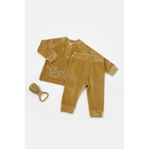 Bebek Pantolon ve Uzun Kollu Tişört Seti, %80 Organik Pamuk, Bebek ve Yenidoğan Serisi - CSYK6050