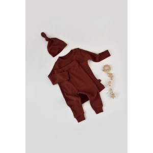 Bebek Pantolon ve Uzun Kollu Tişört ve Şapka Seti, Bebek ve Yenidoğan Serisi - CSYM21501