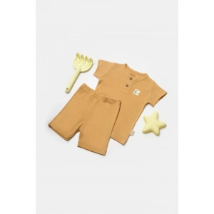 Bebek Şort ve Tişört Takımı, %50 Bambu - %50 Organik Pamuk, Bebek ve Yenidoğan Serisi - CSYB9042