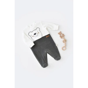 Bebek Star Kadife Pantolon & Uzun Kollu Gömlek Takım, %80 Organik Pamuk & %20 Polyester, Bebek ve Yenidoğan Serisi - CSYK6011