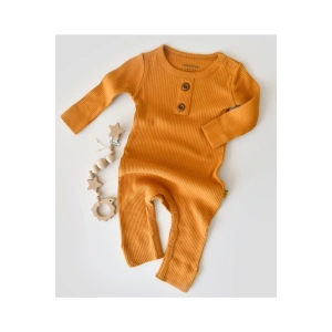 Bebek Uzun Kollu Tulum, %50 Modal Kumaş - %50 Organik Pamuk, Bebek ve Yenidoğan Serisi - CSYM11408