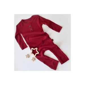 Bebek Uzun Kollu Tulum, %50 Modal Kumaş - %50 Organik Pamuk, Bebek ve Yenidoğan Serisi - CSYM11410