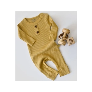 Bebek Uzun Kollu Tulum, %50 Modal Kumaş - %50 Organik Pamuk, Bebek ve Yenidoğan Serisi - CSYM11413