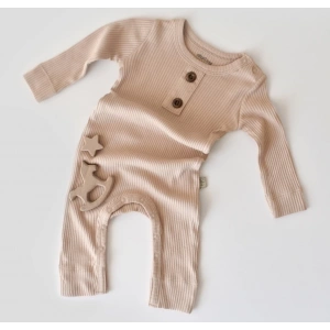 Bebek Uzun Kollu Tulum, %50 Modal Kumaş - %50 Organik Pamuk, Bebek ve Yenidoğan Serisi - CSYM11415