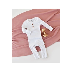 Bebek Uzun Kollu Tulum, %50 Modal Kumaş - %50 Organik Pamuk, Bebek ve Yenidoğan Serisi - CSYM11419