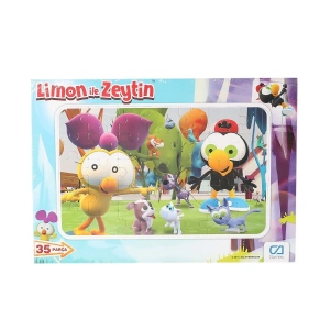 CAFRM-5082-5083 Limon ile Zeytin Frame Puzzle 35 Parça