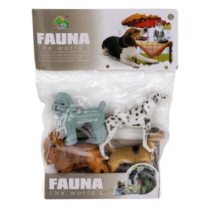 MG7-006A PVC Köpek Hayvan Seti 4lü -Kidmar Oyuncak