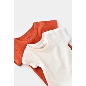 Waffle 2 Li Kısa Kollu Badi