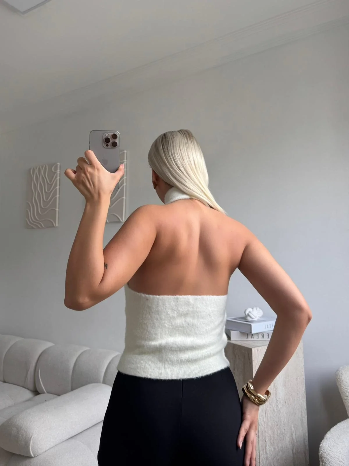 Balıkçı Yumoş Crop - BEYAZ