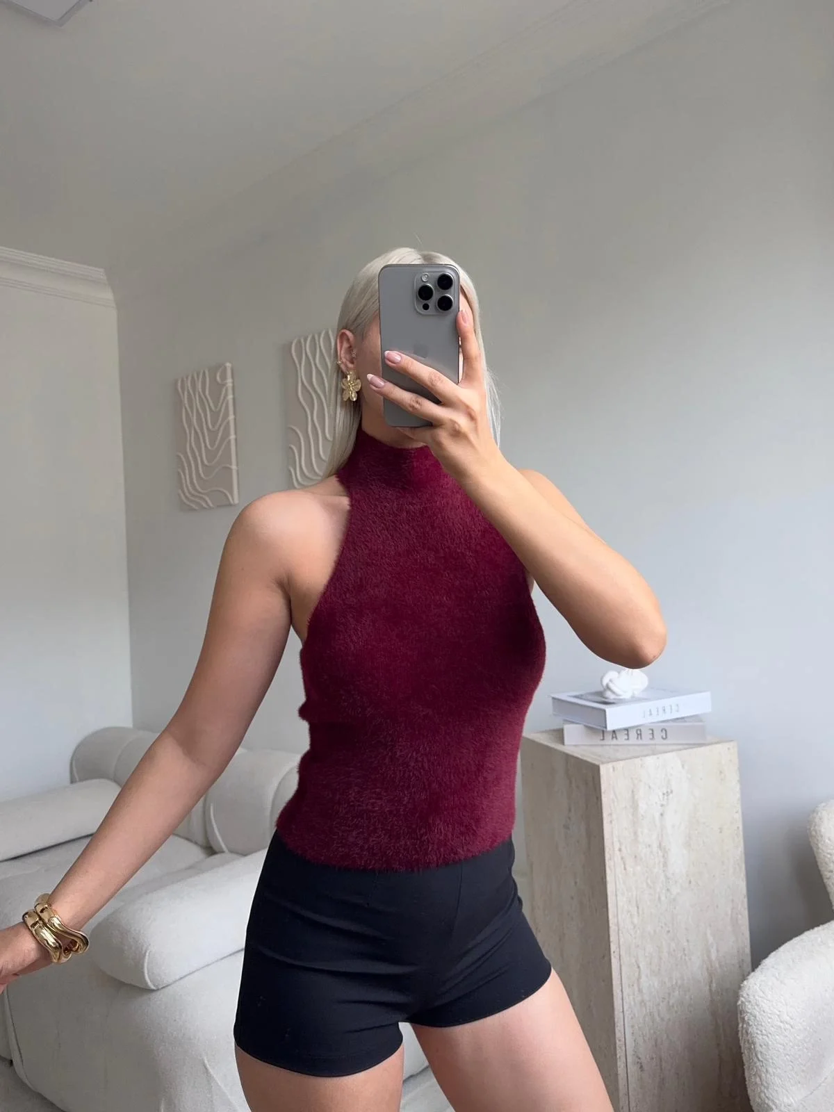 Balıkçı Yumoş Crop - BORDO