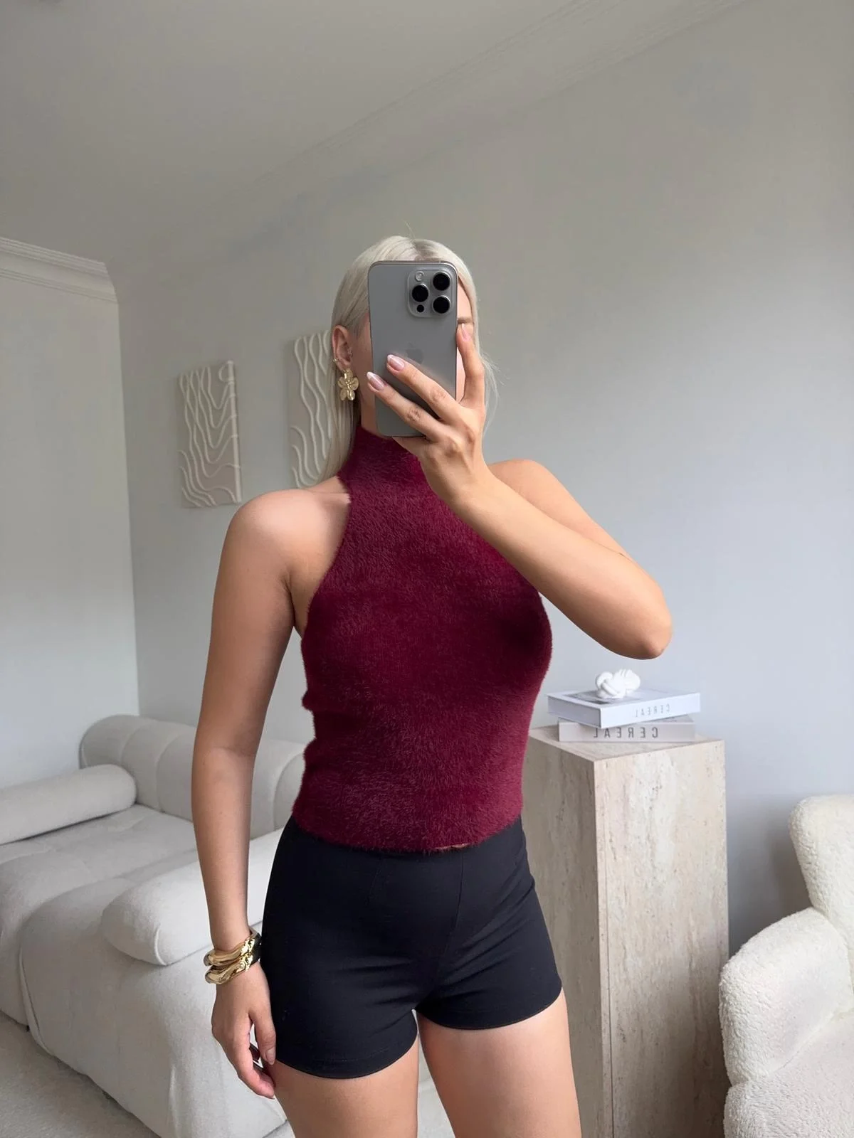 Balıkçı Yumoş Crop - BORDO