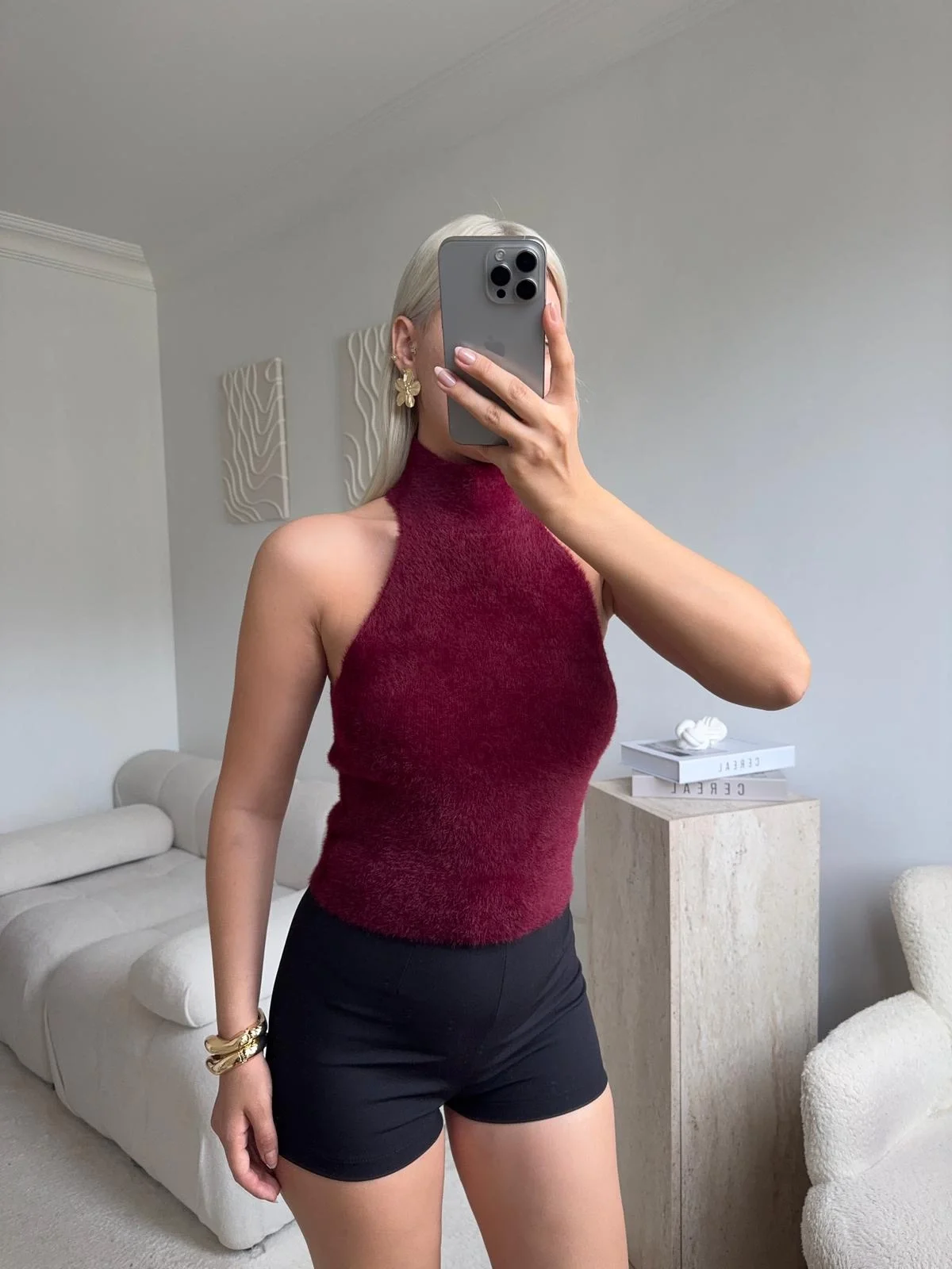 Balıkçı Yumoş Crop - BORDO