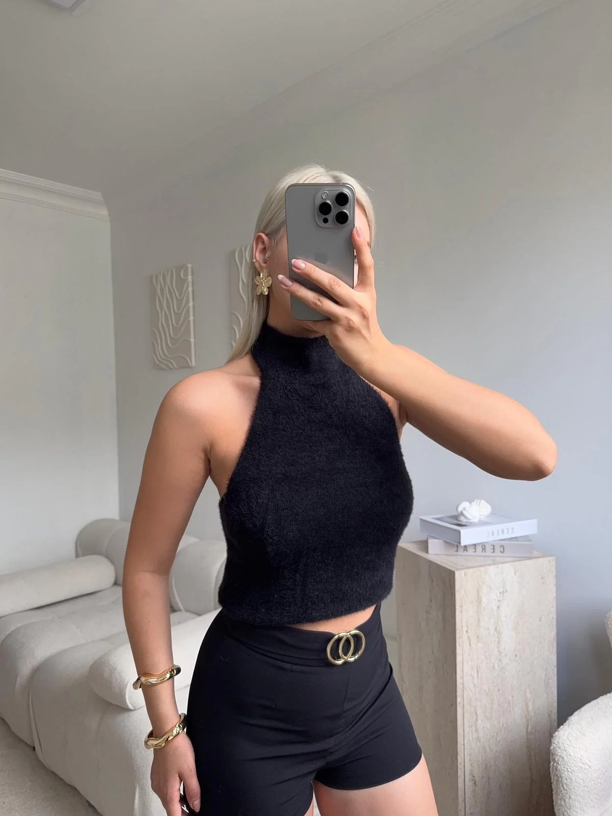 Balıkçı Yumoş Crop - SİYAH