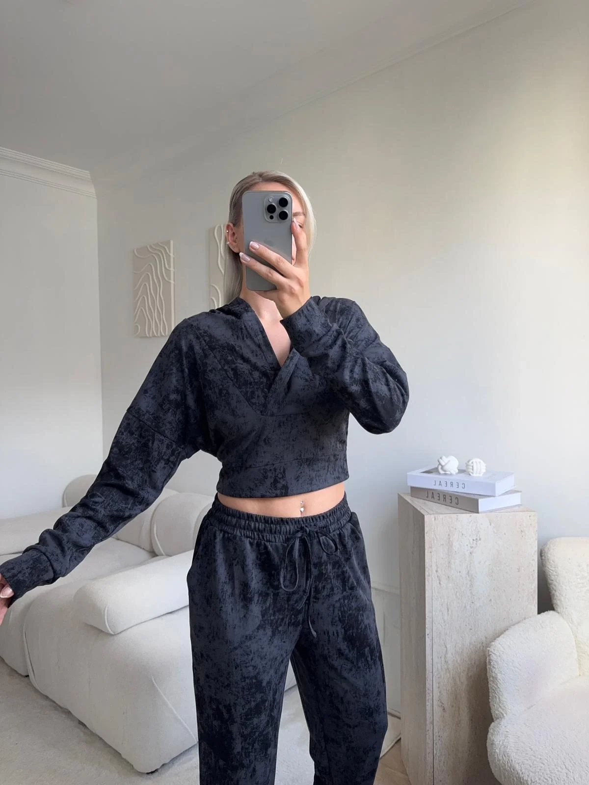 Batik Modal İkili Takım - ANTRASİT