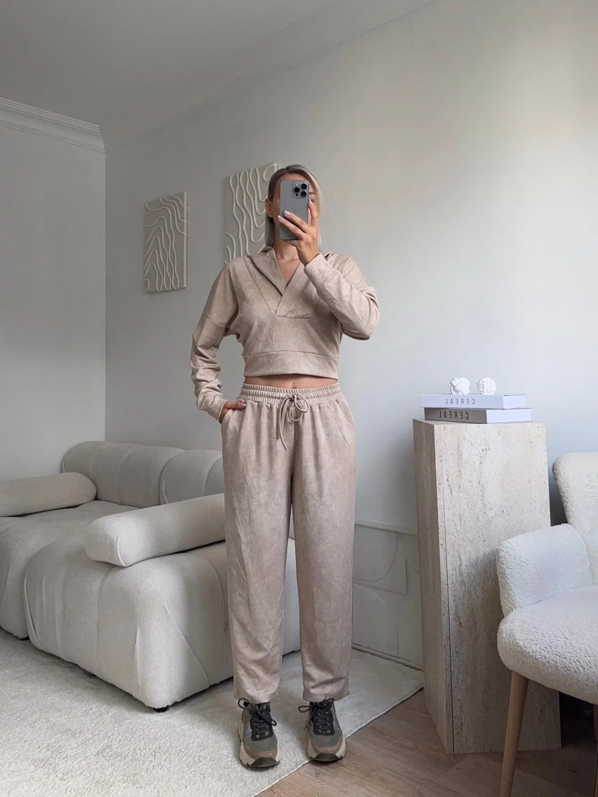 Batik Modal İkili Takım - BEJ