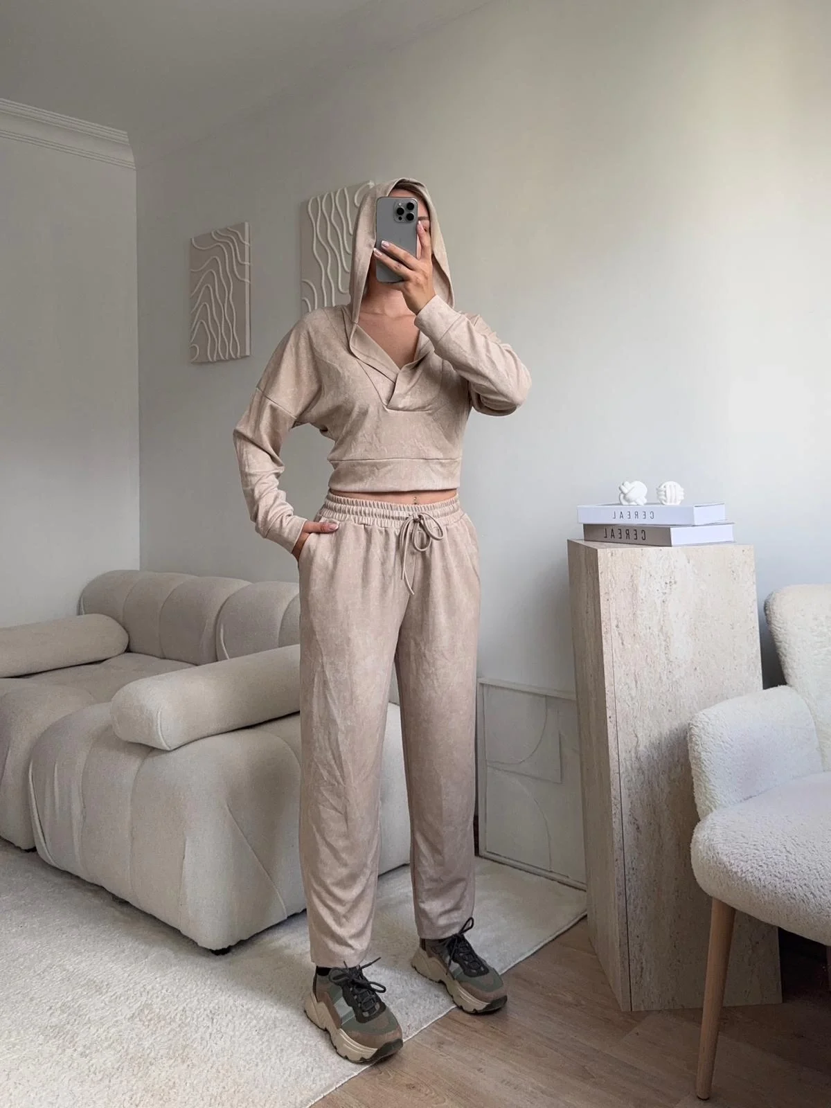 Batik Modal İkili Takım - BEJ