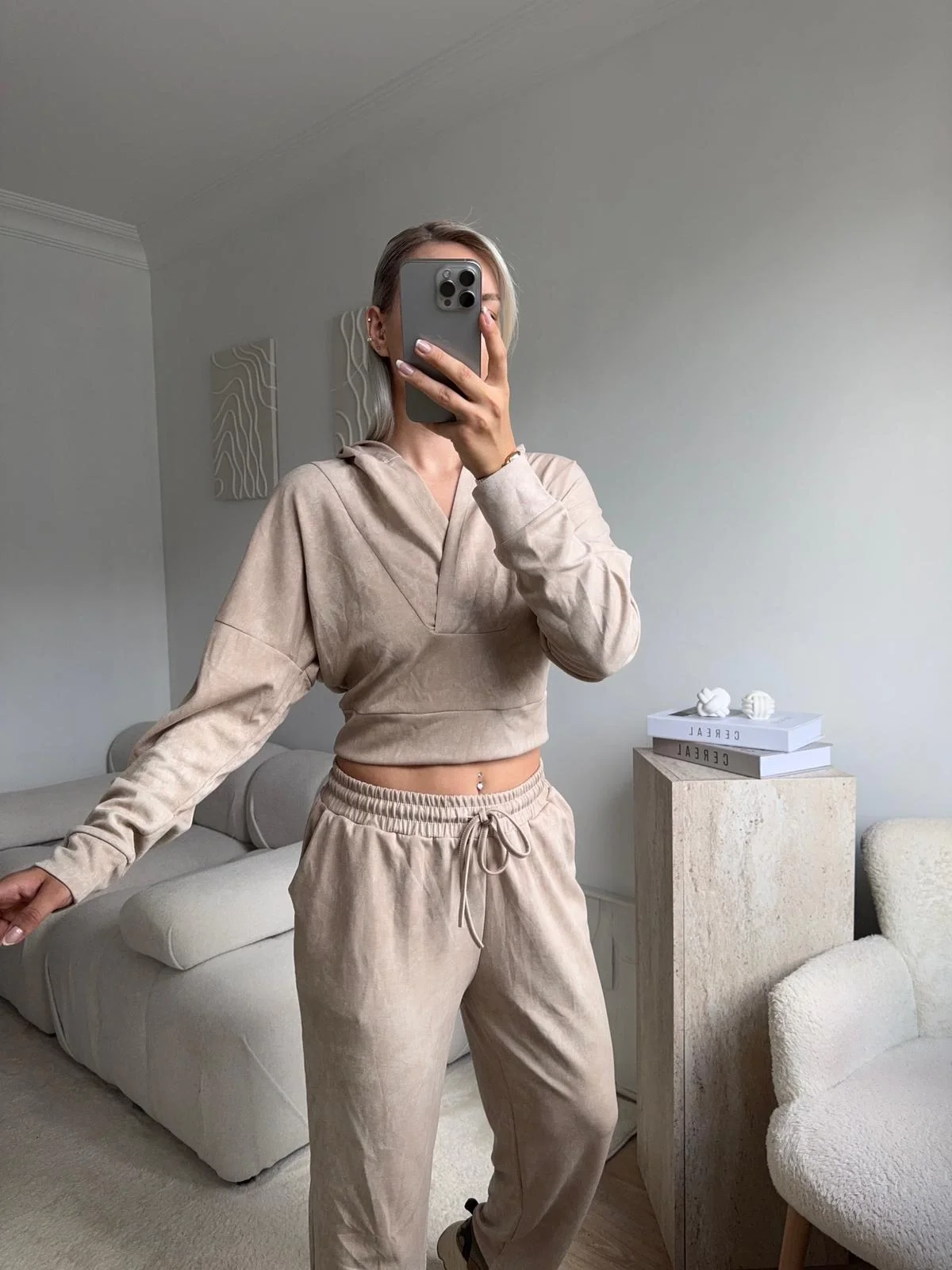 Batik Modal İkili Takım - BEJ