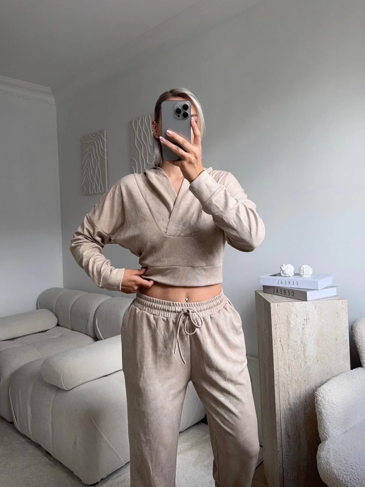 Batik Modal İkili Takım - BEJ