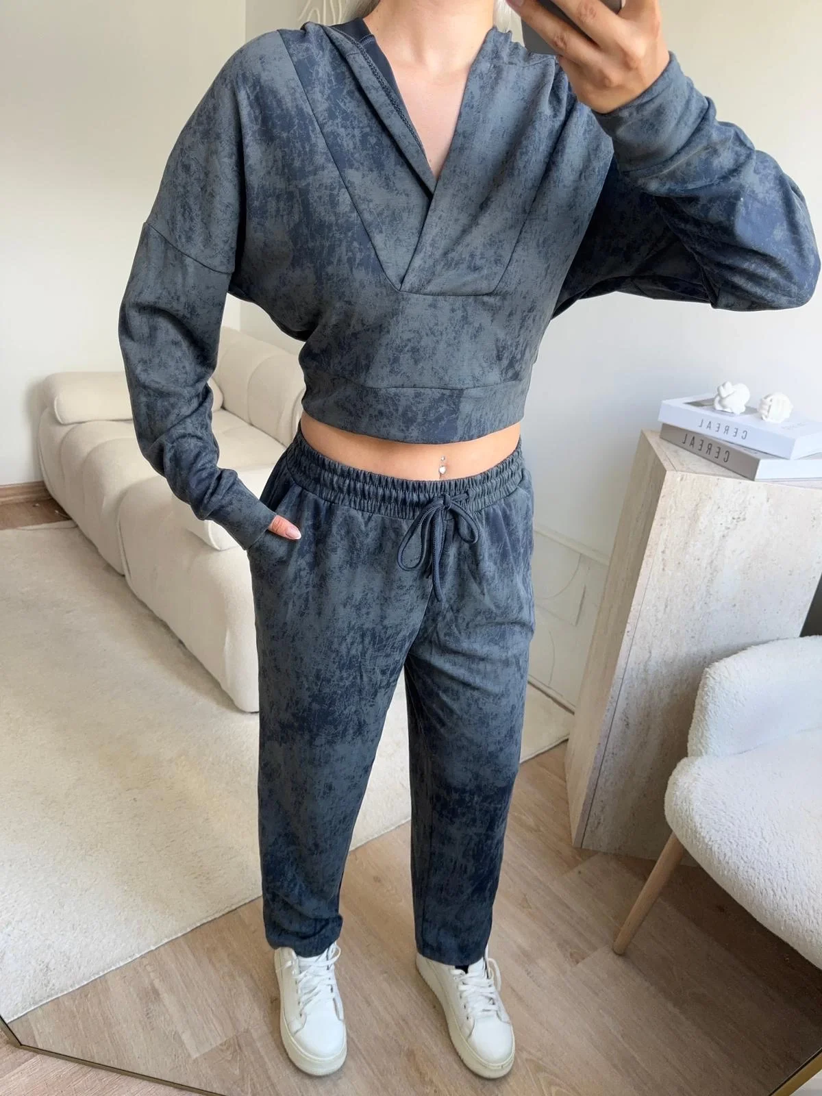 Batik Modal İkili Takım - MAVİ