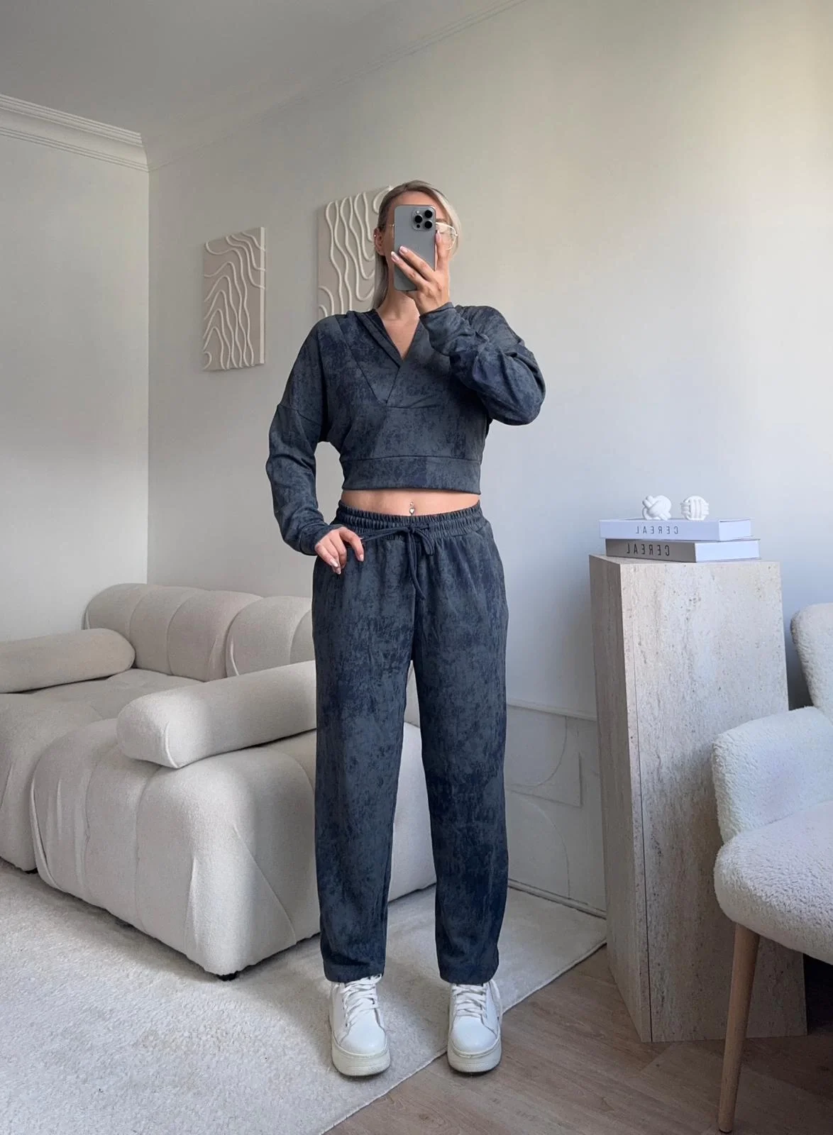 Batik Modal İkili Takım - MAVİ