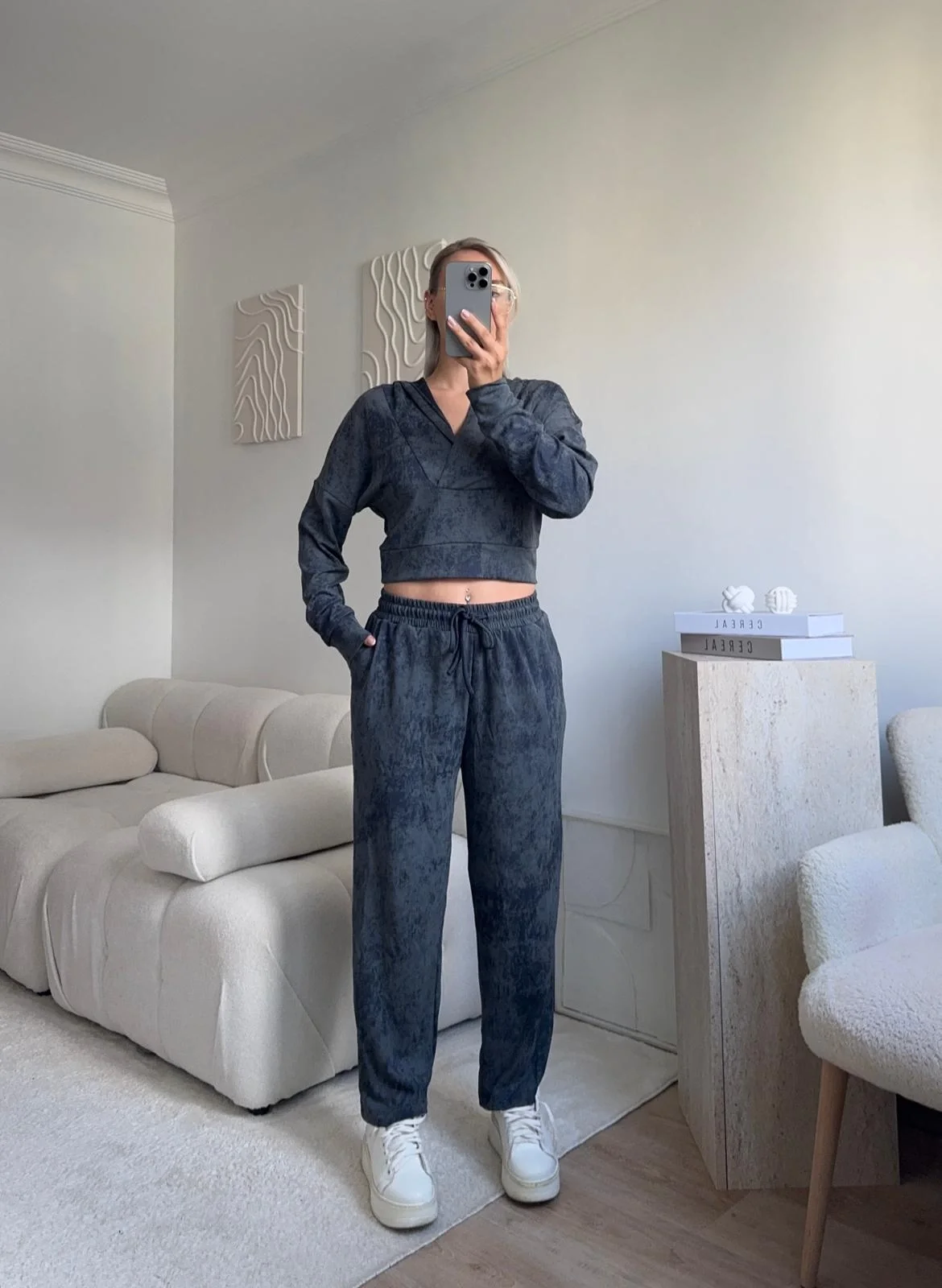 Batik Modal İkili Takım - MAVİ