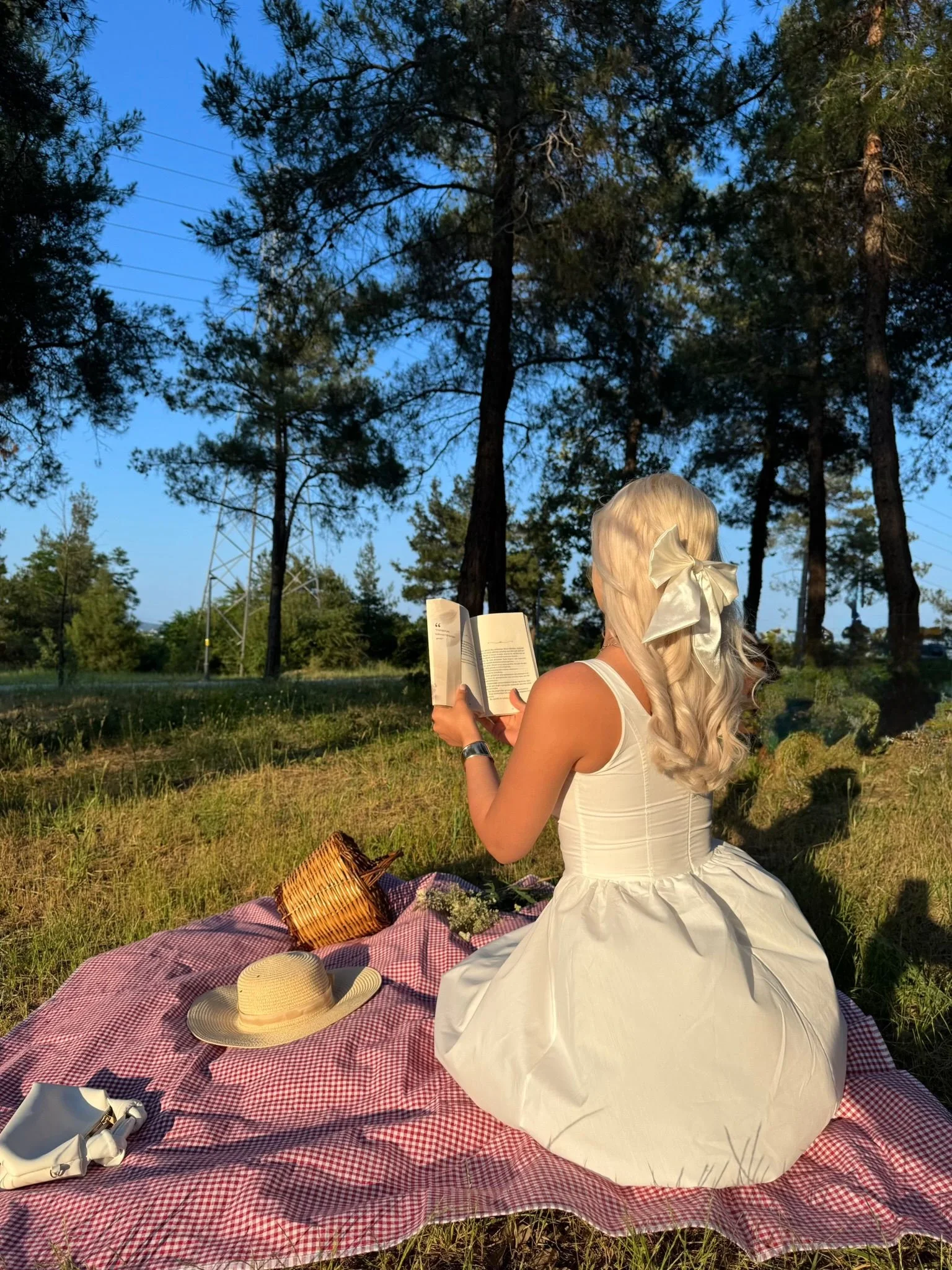 Bel Korse Balon Etek Elbise - BEYAZ