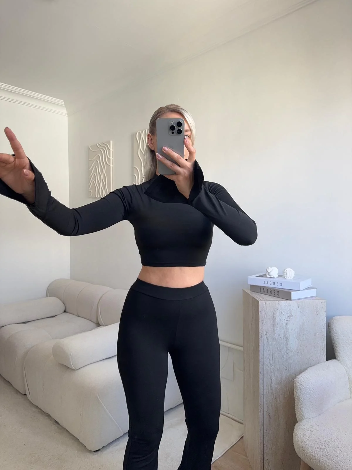 Chic İspanyol İkili Takım - SİYAH