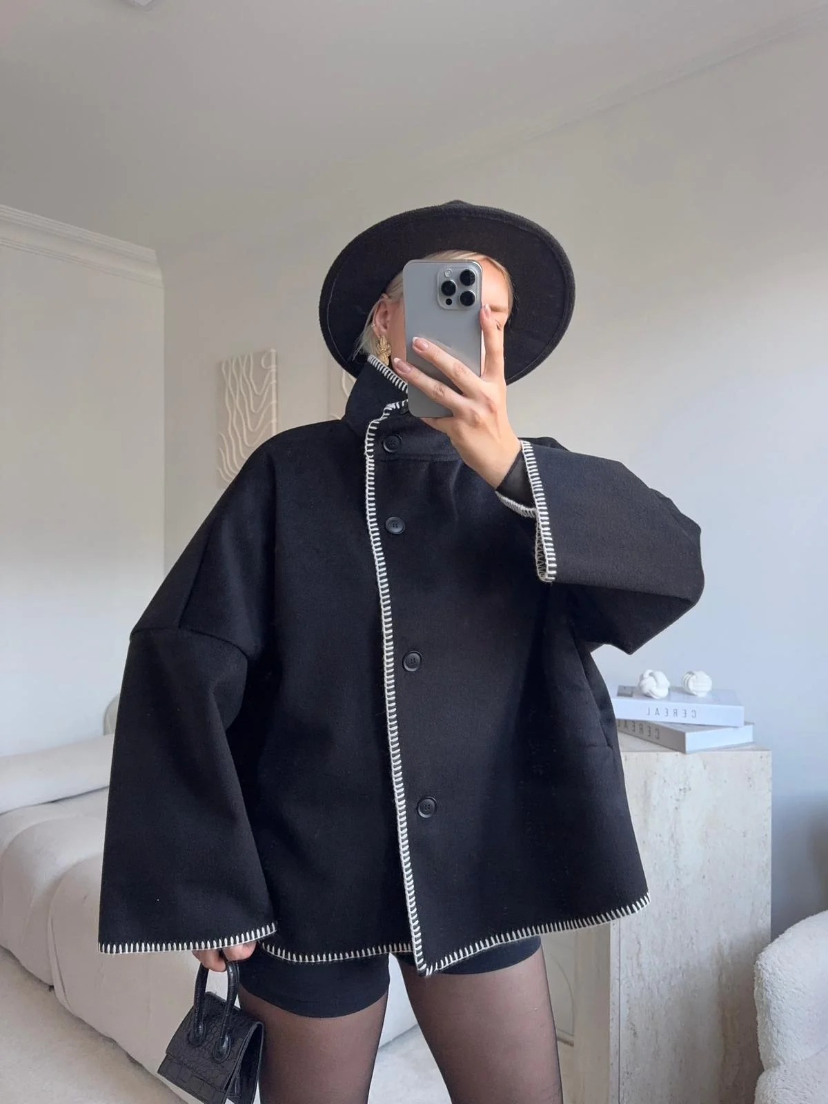 Contrast Oversize Kaban - SİYAH