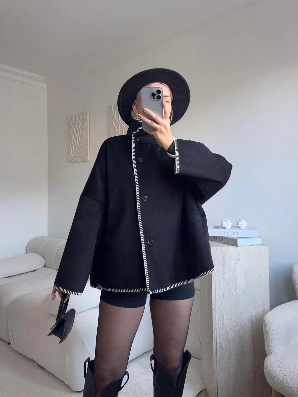 Contrast Oversize Kaban - SİYAH