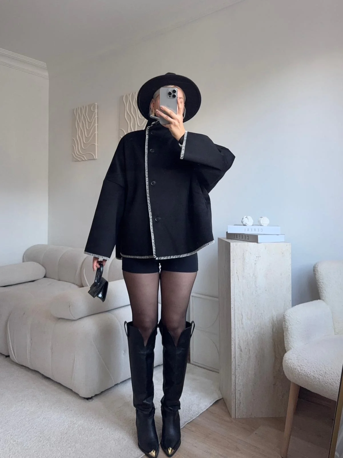 Contrast Oversize Kaban - SİYAH