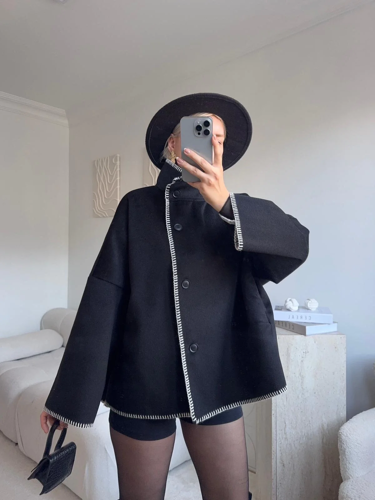 Contrast Oversize Kaban - SİYAH