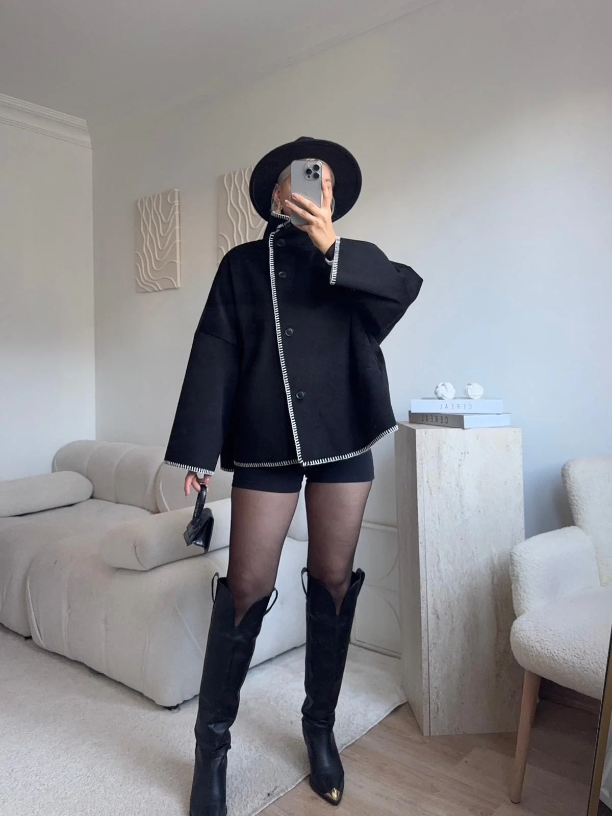 Contrast Oversize Kaban - SİYAH