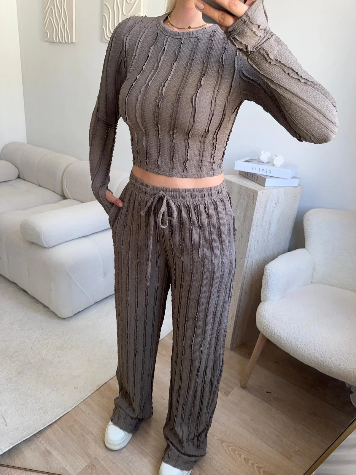 Fitilli Ters Dikiş İkili Takım - VİZON