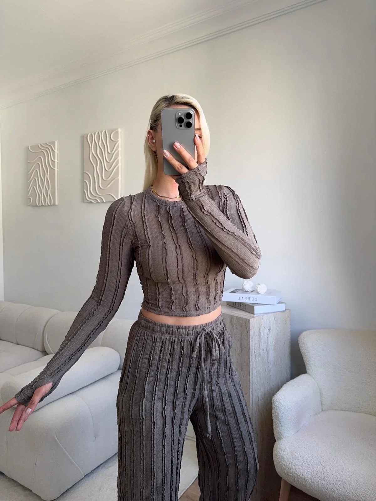 Fitilli Ters Dikiş İkili Takım - VİZON