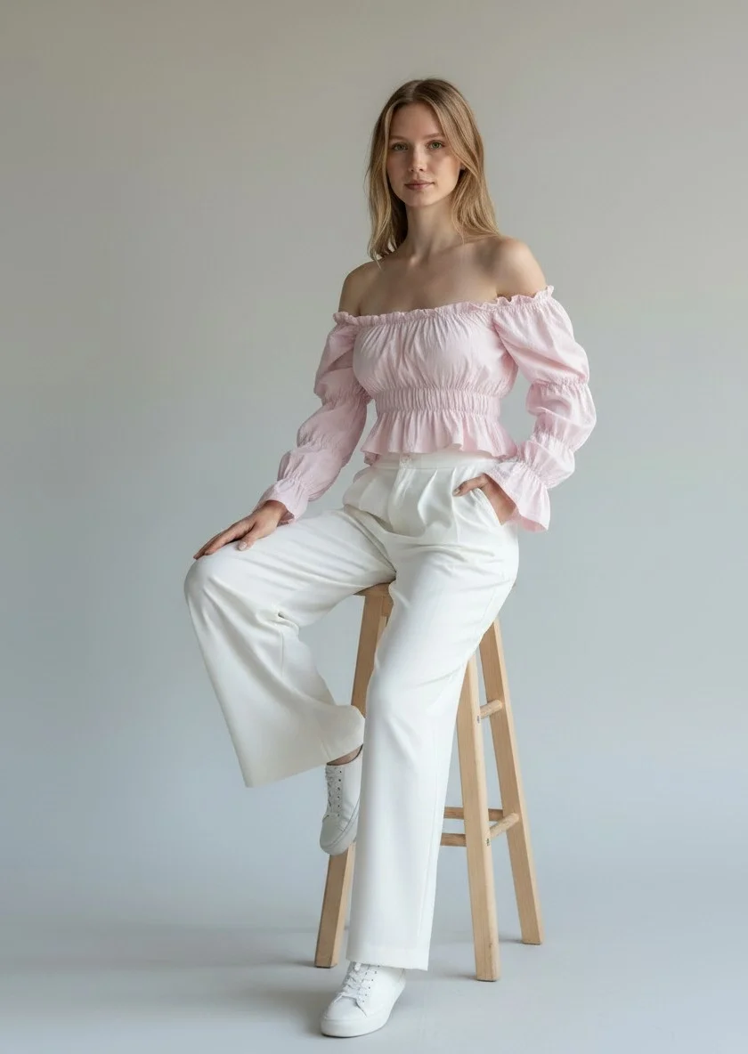 Gipeli Madonna Bluz - PEMBE