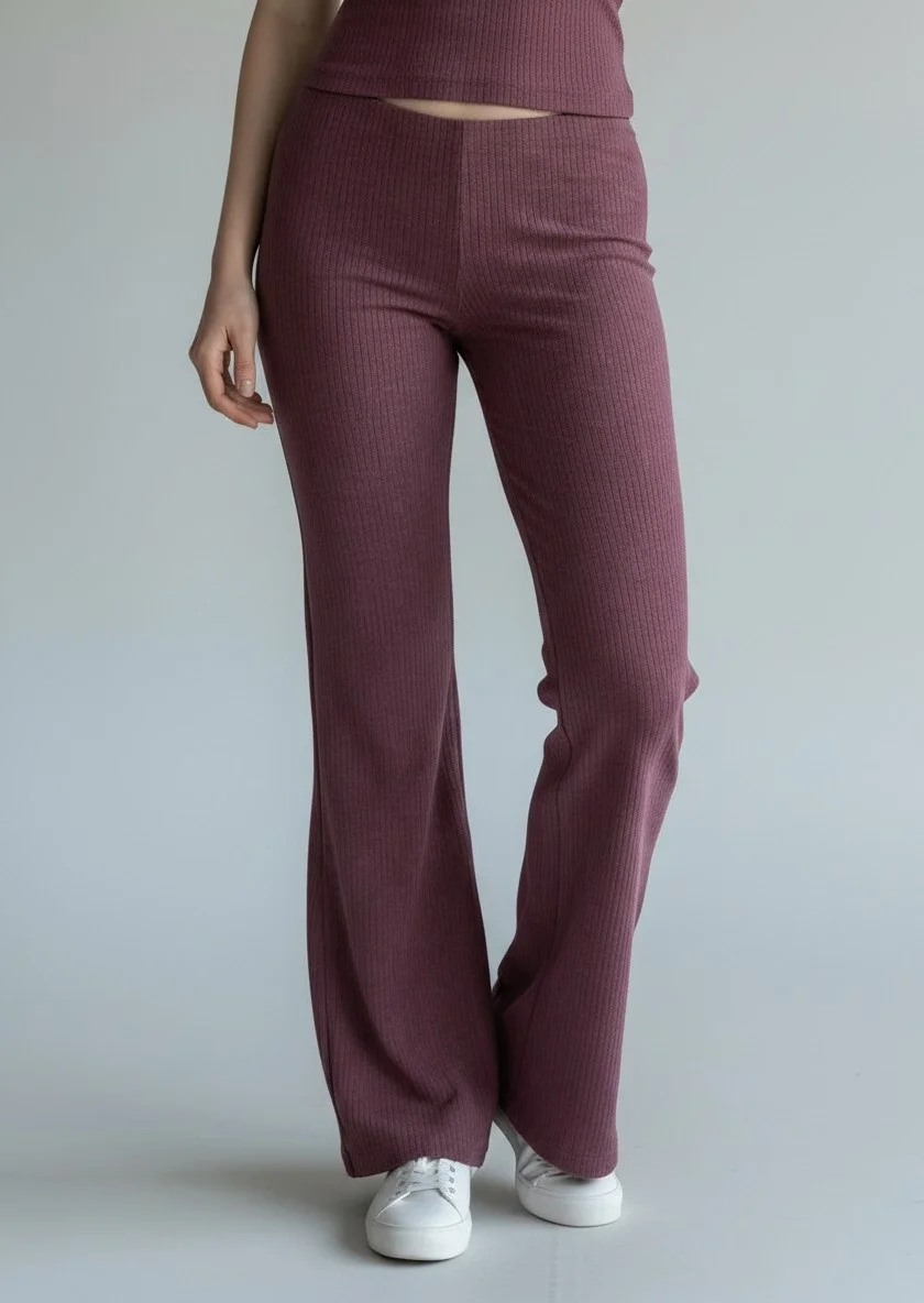 Halter Crop Pantolon Takım - MÜRDÜM