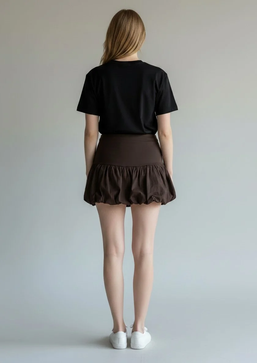 Mini Balon Etek - KAHVE