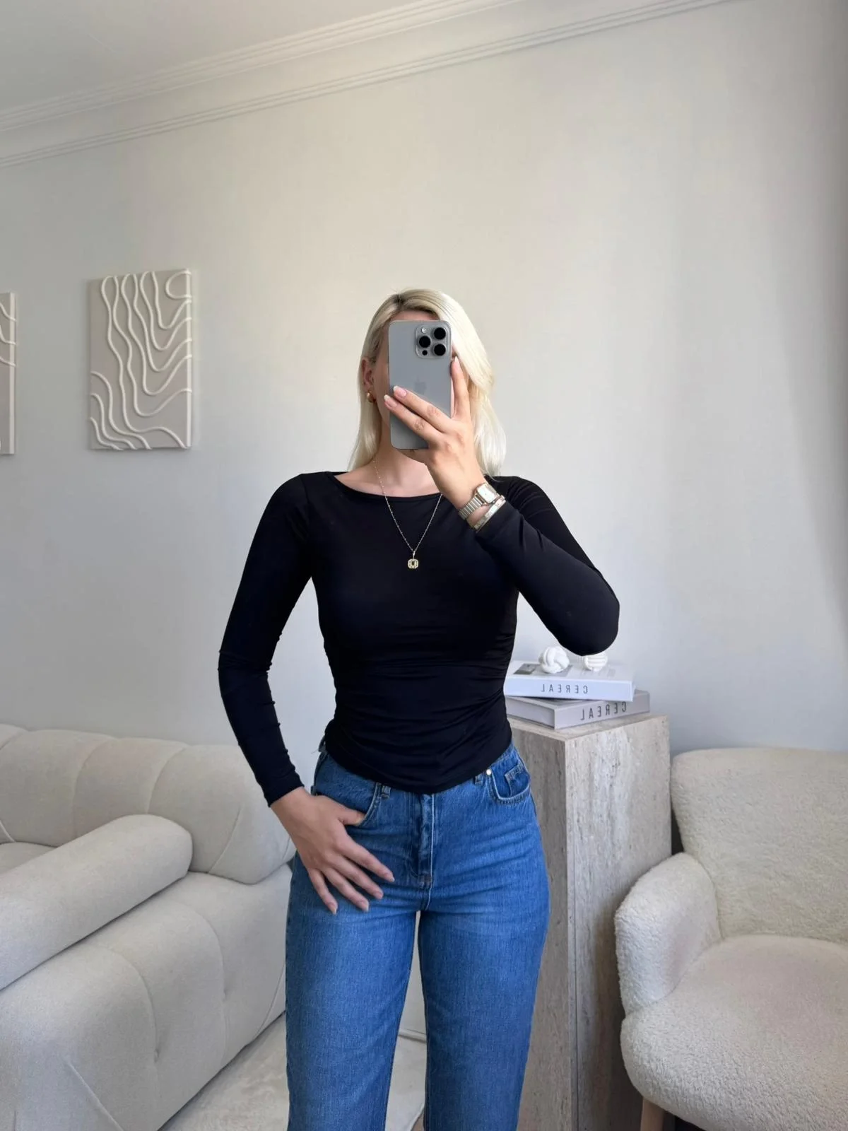 Nova Basic Fit Bluz - SİYAH