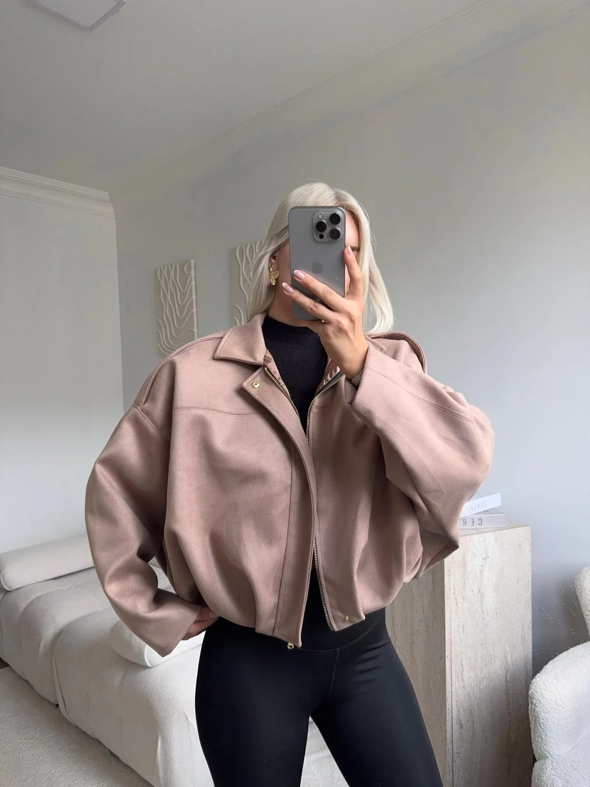 Premium Oversize Ceket - BEJ