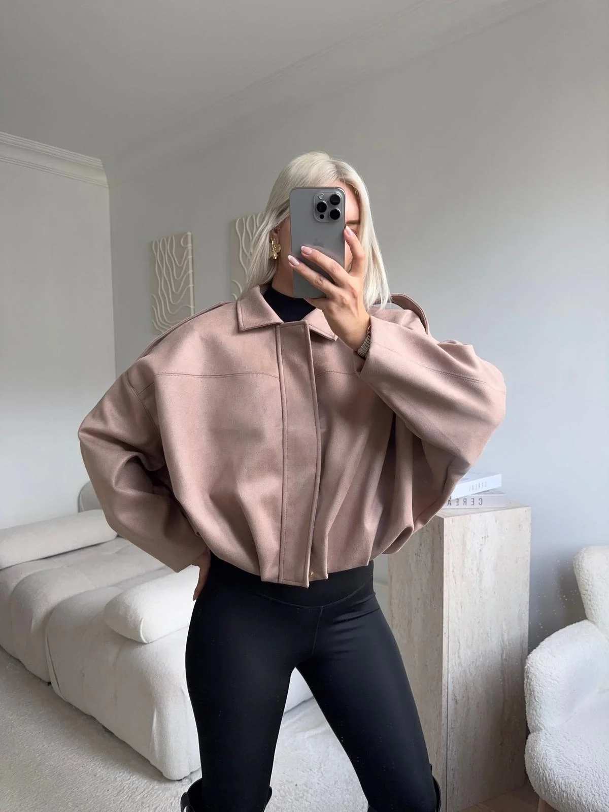 Premium Oversize Ceket - BEJ