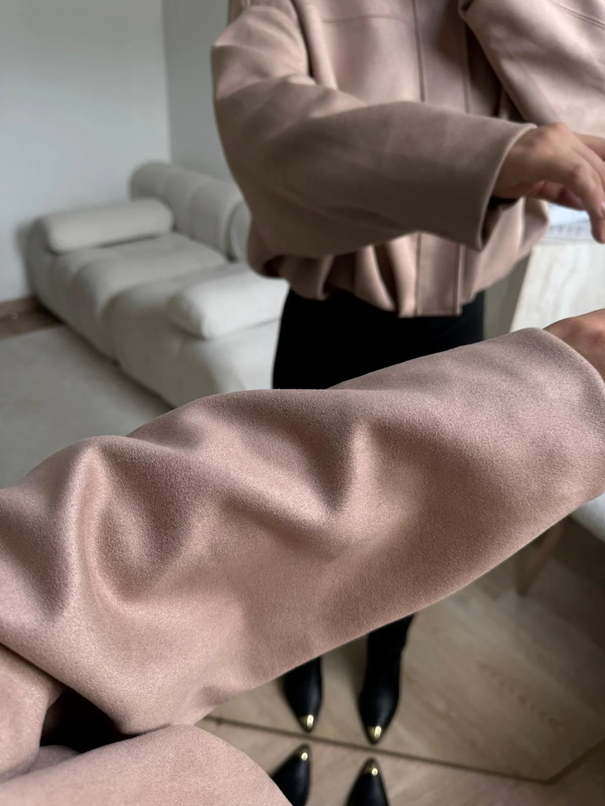 Premium Oversize Ceket - BEJ