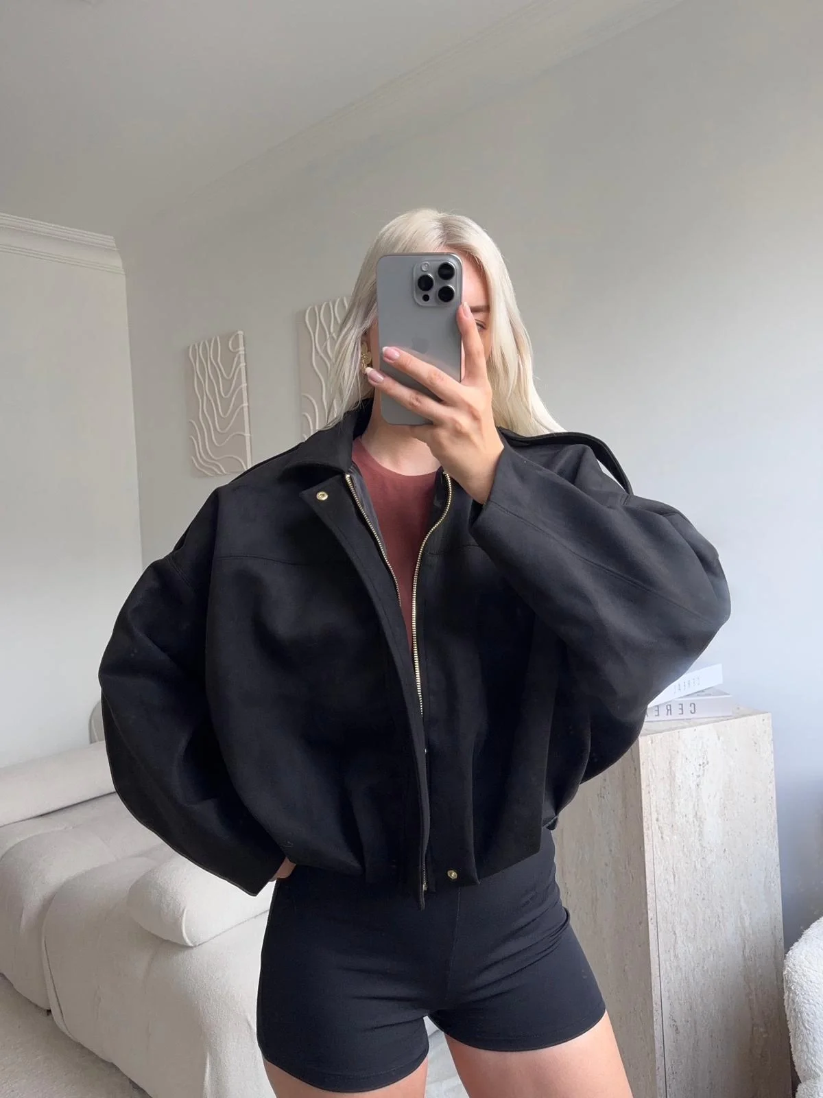 Premium Oversize Ceket - SİYAH