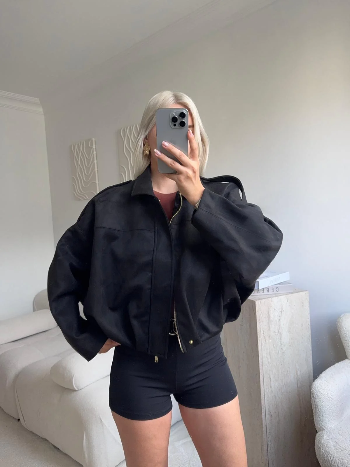 Premium Oversize Ceket - SİYAH