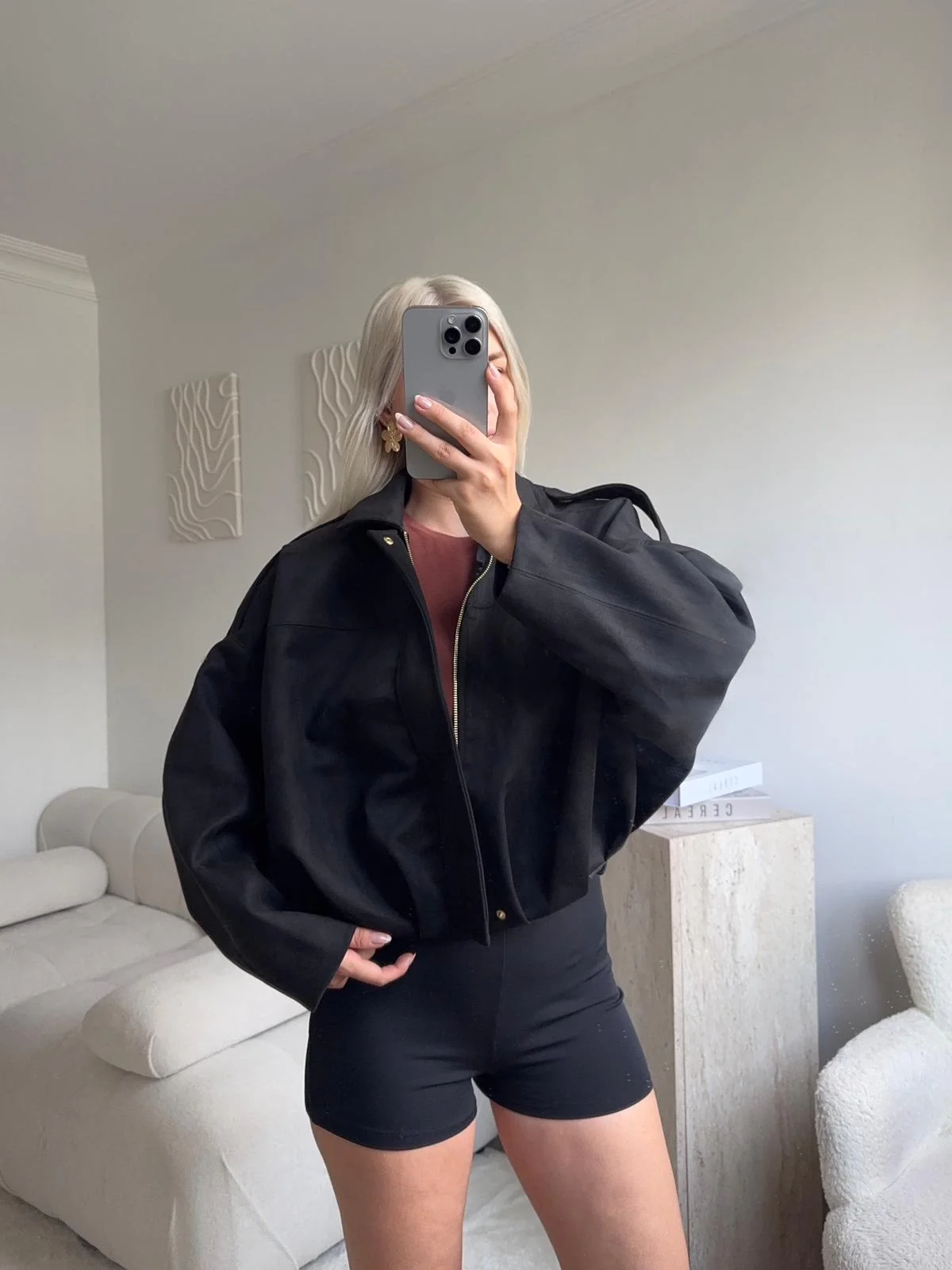 Premium Oversize Ceket - SİYAH