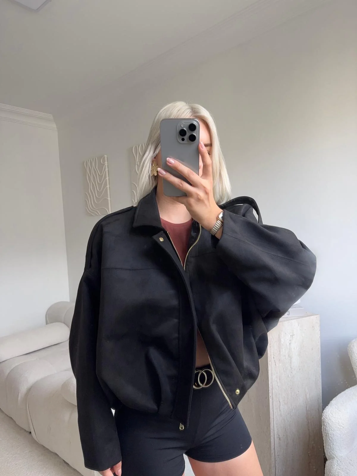 Premium Oversize Ceket - SİYAH