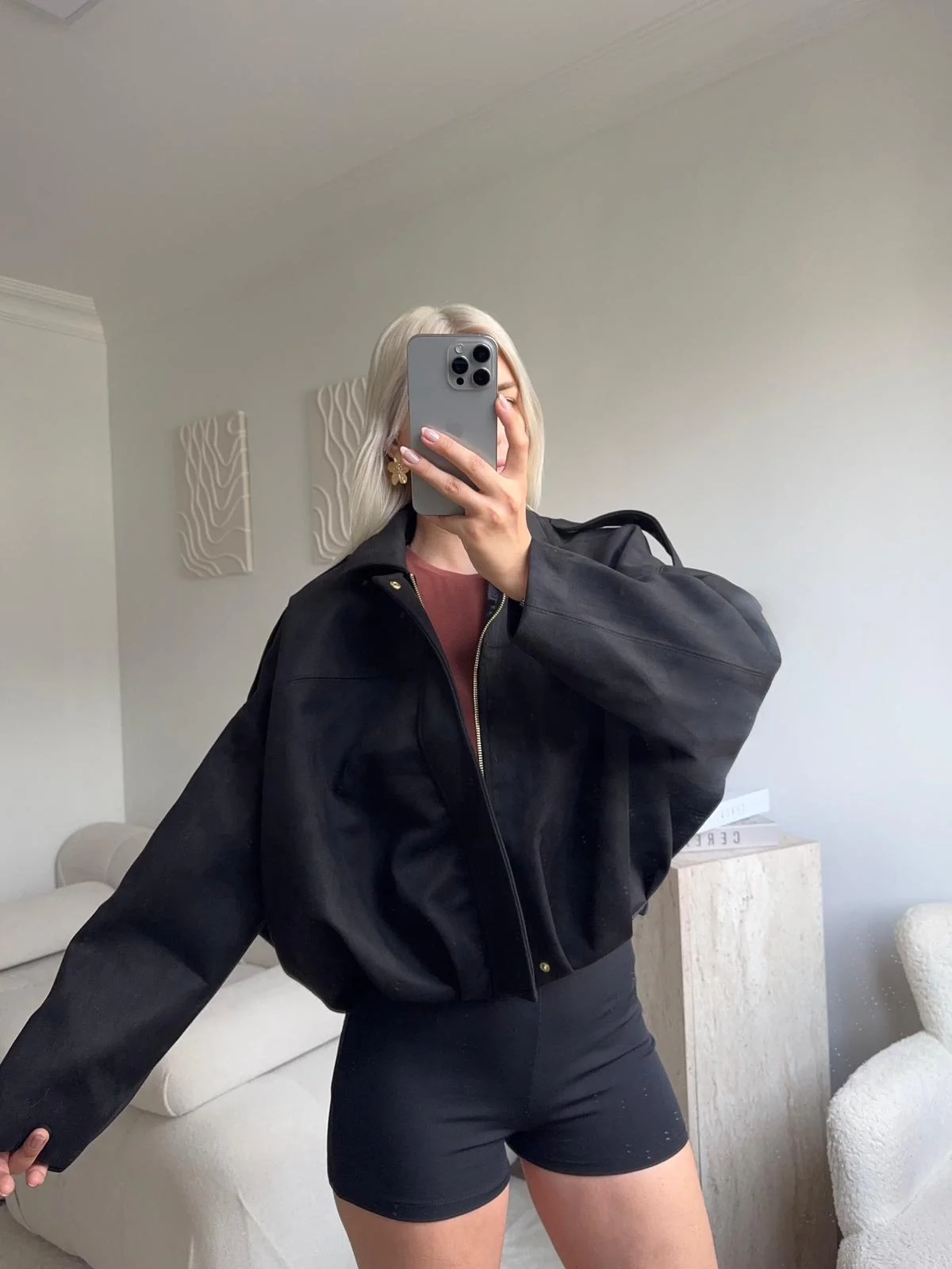 Premium Oversize Ceket - SİYAH