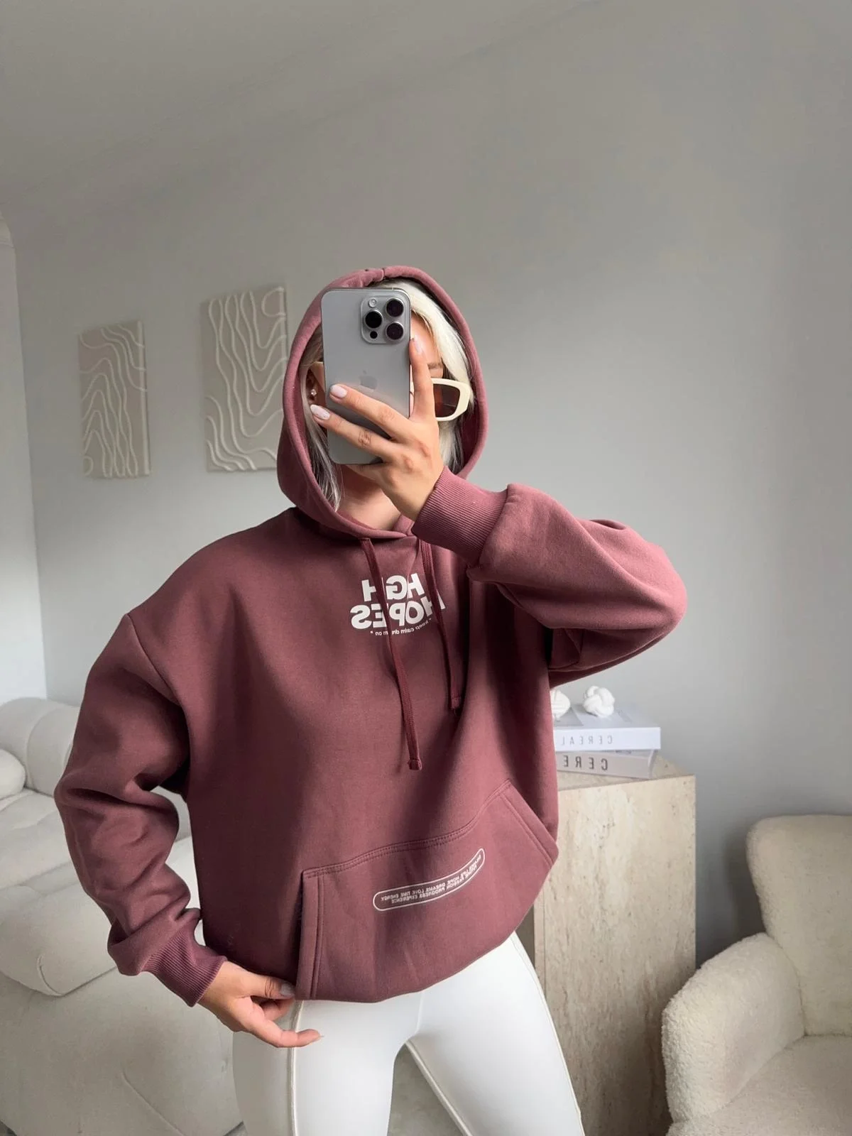 Sırt Baskı Hıgh Hopes Sweat