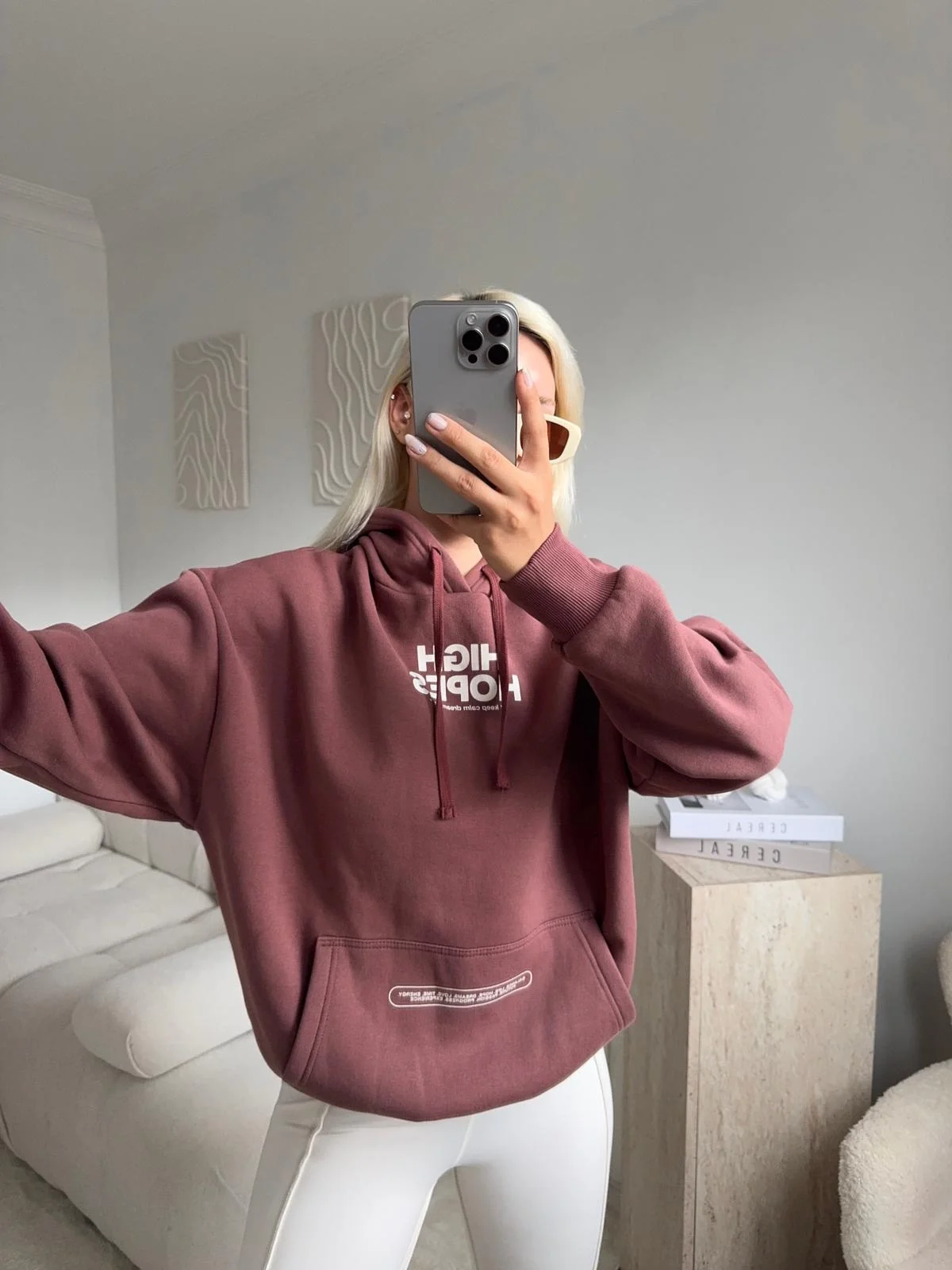 Sırt Baskı Hıgh Hopes Sweat