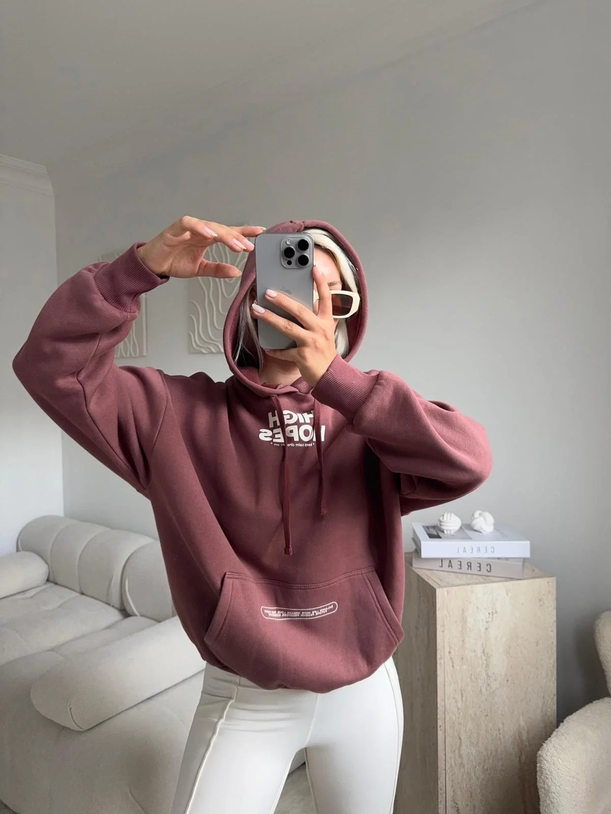 Sırt Baskı Hıgh Hopes Sweat